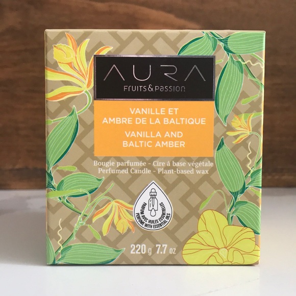Aura Other - ✨Sold✨Aura Fruits & Passion Vanilla and Baltic Amber Candle